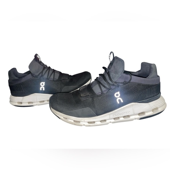 On Running Men's Black Sneakers - Picture 2 of 6